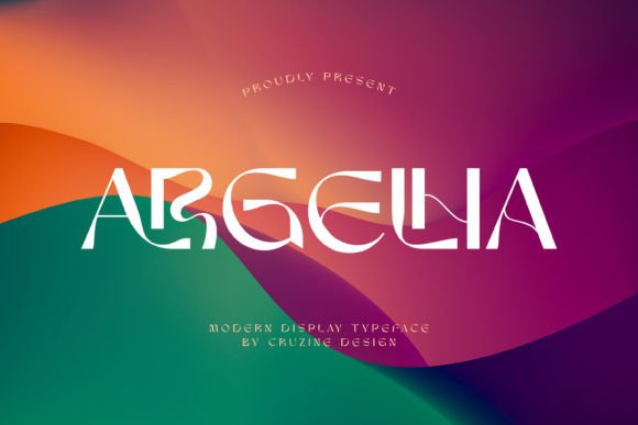Argelha Font: Retro Display Typography for Web Design