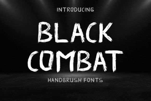 Black Combat Font Review for Modern Web Design