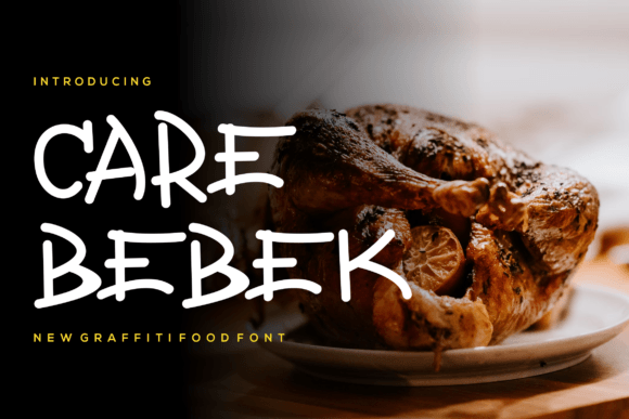 Care Bebek Font: Bold Display Typography for Web Design
