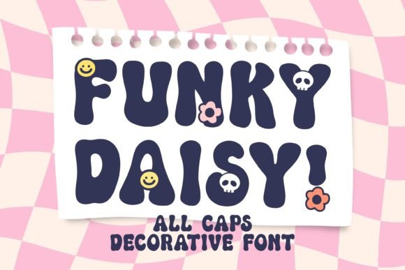 Funky Daisy Font: A Retro Display Typeface for Branding