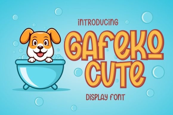 Gafeko Cute Font: Playful Branding for Small Business
