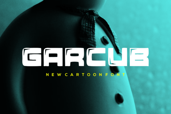 Garcub Font Review: A Bold Display Typeface for Playful Branding Projects