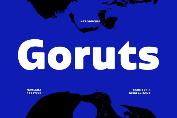 Goruts Font: Bold Display Type for Handmade Labels