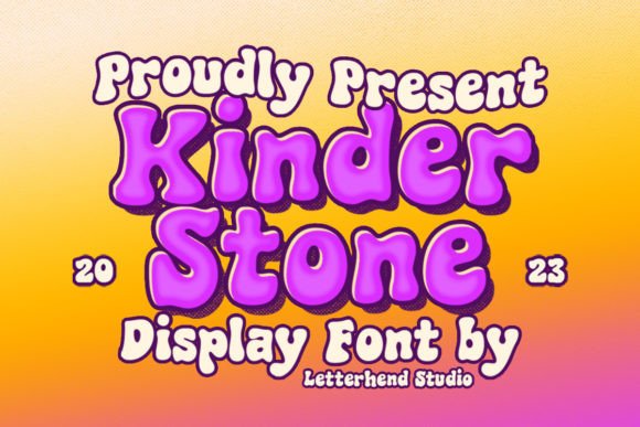 Kinder Stone Font: Adding Whimsy to Handmade Designs