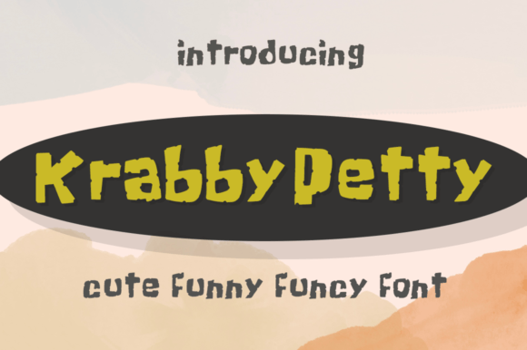 Krabby Petty: A Playful Display Font for Digital Designers