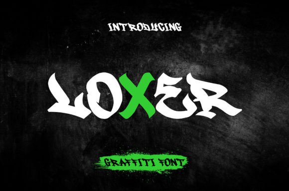 Loxer: A Graffiti-Inspired Display Font That Brings Street Energy to Brand Design