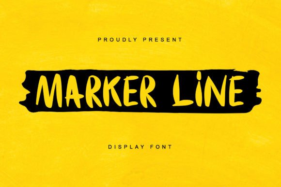 Marker Line: A Playful Display Font for Modern Web Design