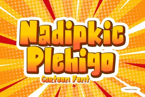 Nadipkic Plehigo Font: A Playful Display Typeface for Branding