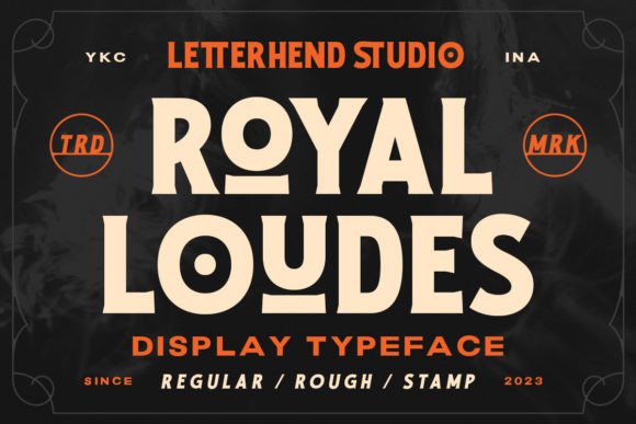 Royal Loudes Font Review: A Bold Display Typeface for Branding