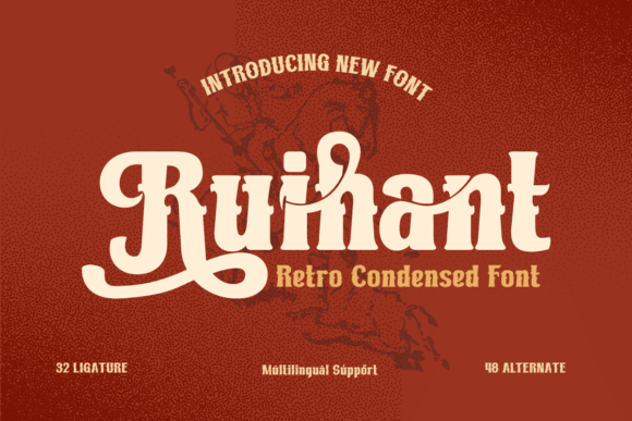 Ruihant: A Retro Display Font for Modern Branding Projects