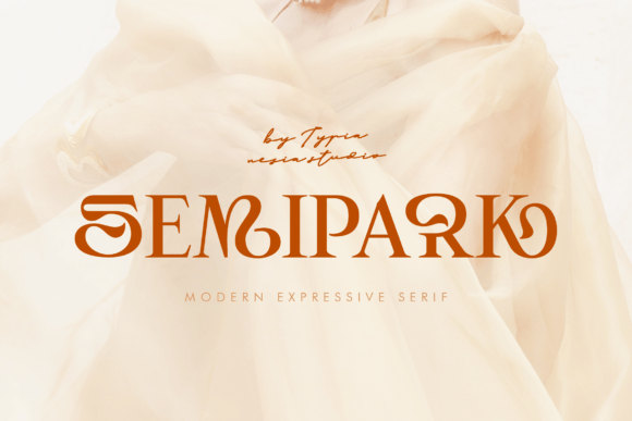 Semipark Font: A Display Typeface for Brand Identity
