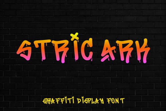 Stric Ark: A Bold Display Font for Modern Web Design Projects