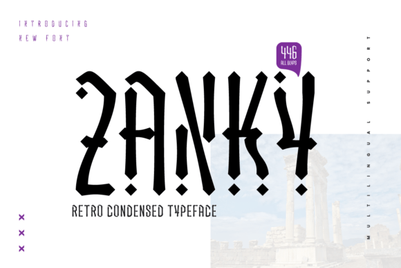 Zanky: A Playful Display Font for Editorial Charm